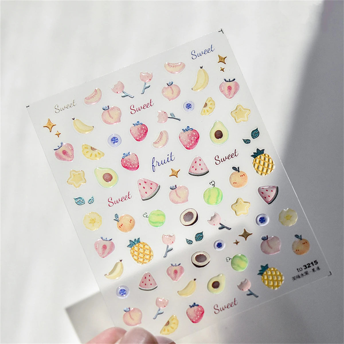 1pcs 5D Rhinestones Gold Silver Irregular Pattern Nail Sticker Simple Design Adhesive Slider Nail Art Decoration Decals Supplies