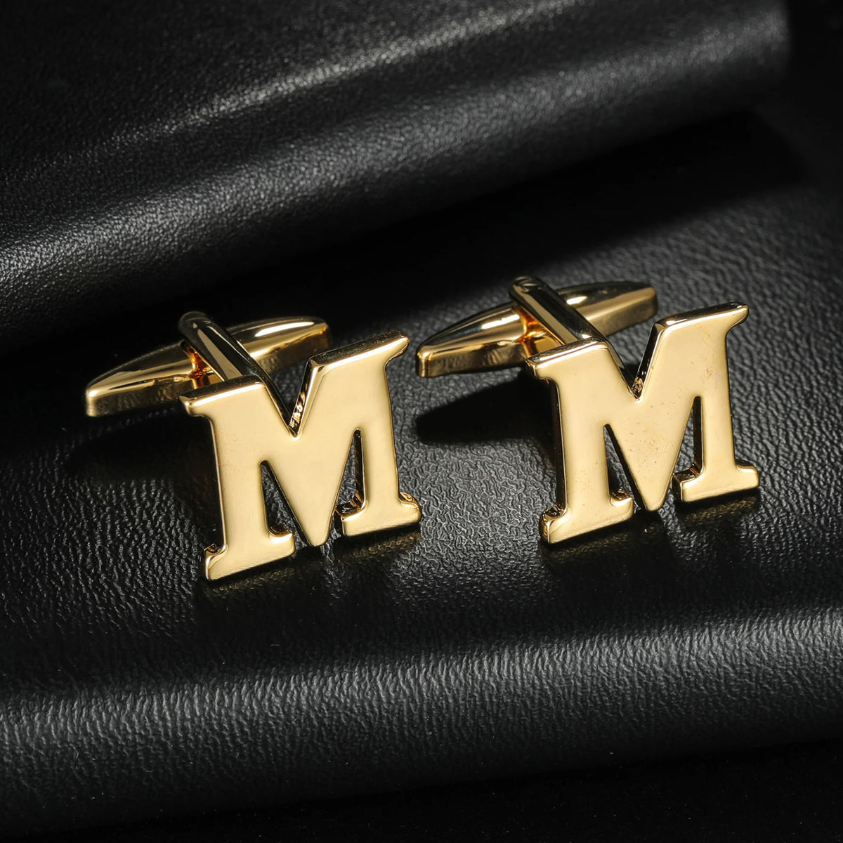 New High Quality Initial A-Z Cufflinks Alphabet Letter Copper Material Cuff Links For Business Mens Boys Tuxedo Shirts Gift