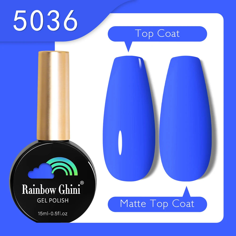 RG 15ML HEMA&TPO FREE Summer Series Fluorescent Gel Polish in Sporty Style Y2K Nail Polish Suitable for Parties Nail Art UV Gel