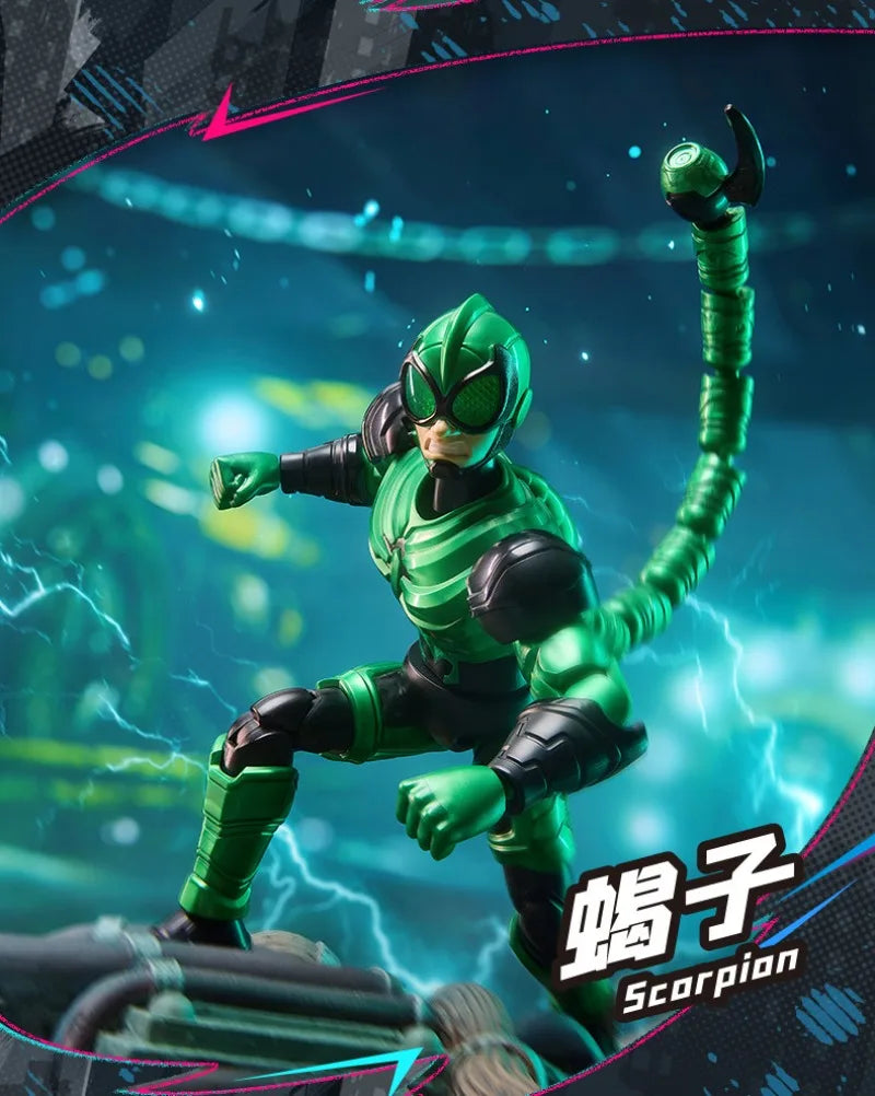In Stock BLOKEES Marvel Comics Star Edition GV01 GV06 Spider-Man Scarlet Spider Shocker Splicing Toy Model Collection Gift