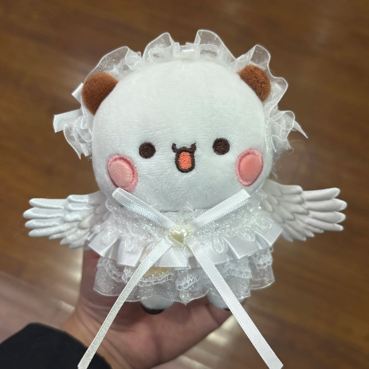 12cm Official Original Panda Bubu And Yier Outfit Change Plush Toy , Bubu And Dudu Plush Pendant Doll Gift