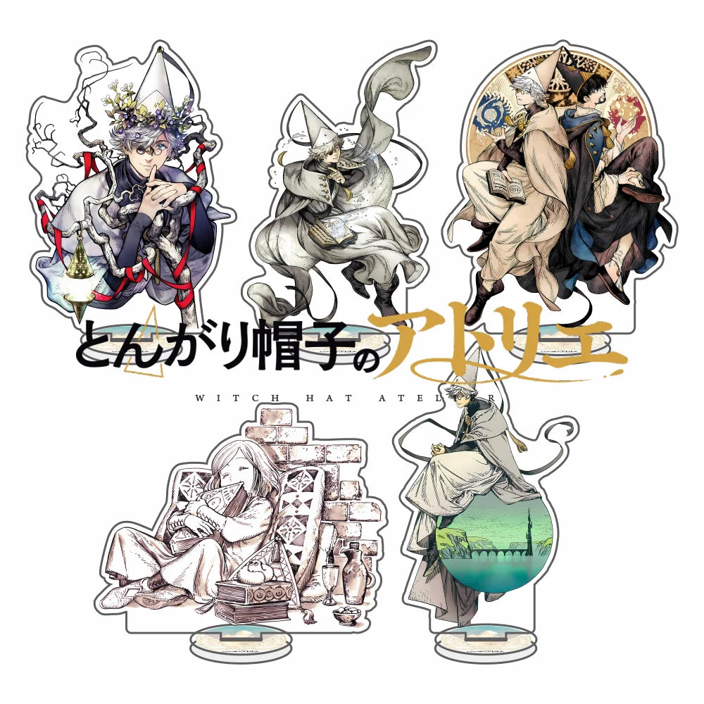 Witch Hat Atelier Anime 15CM cute Keychain Acrylic Stand Model Cosplay Characters Ornament Accessories Collection Goods Gifts