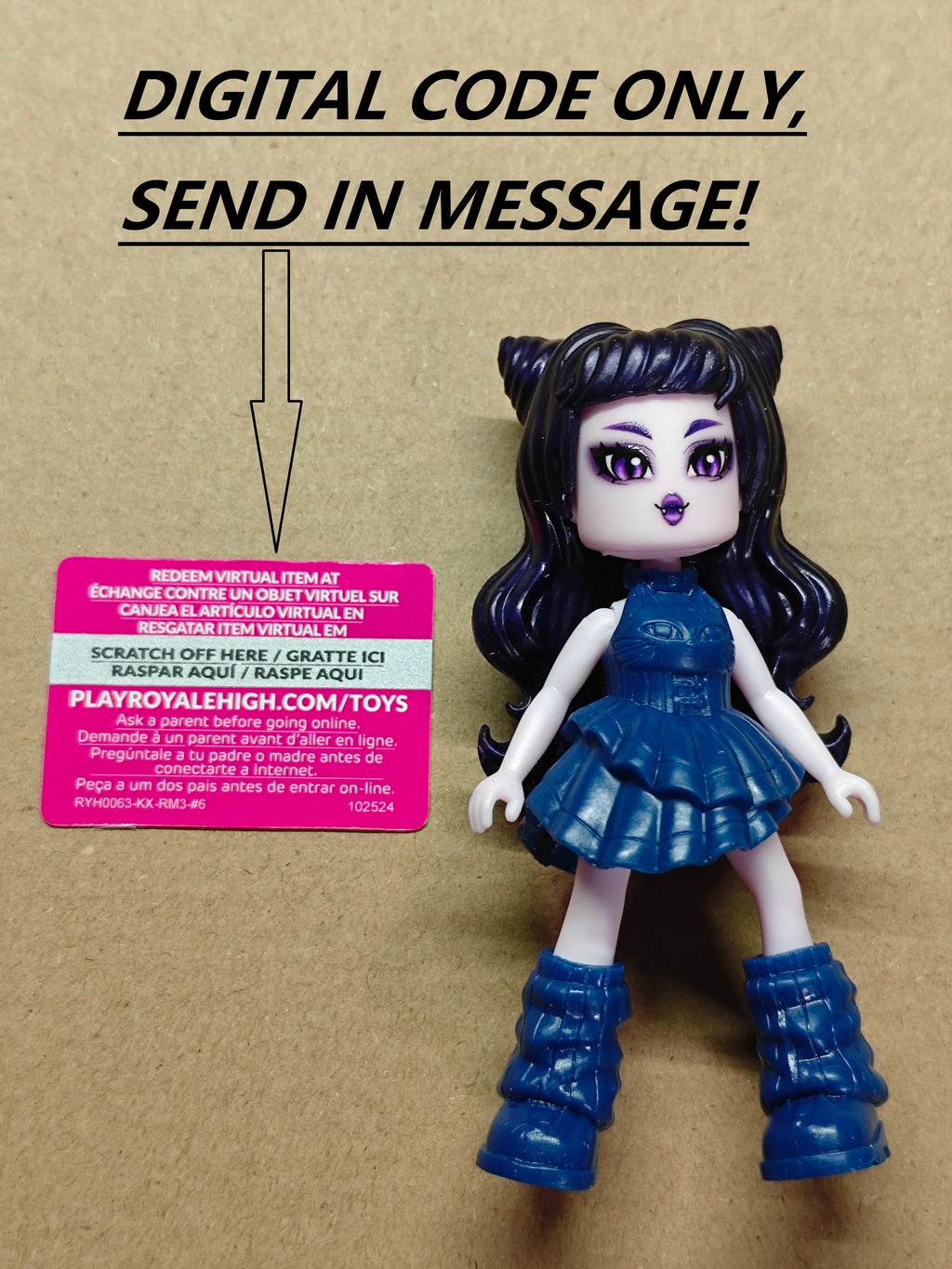 * DIGITAL CODE ONLY* Royale High Surprise Locker DOLL TOY DLC CODE Virtual Item  Mystery Friends