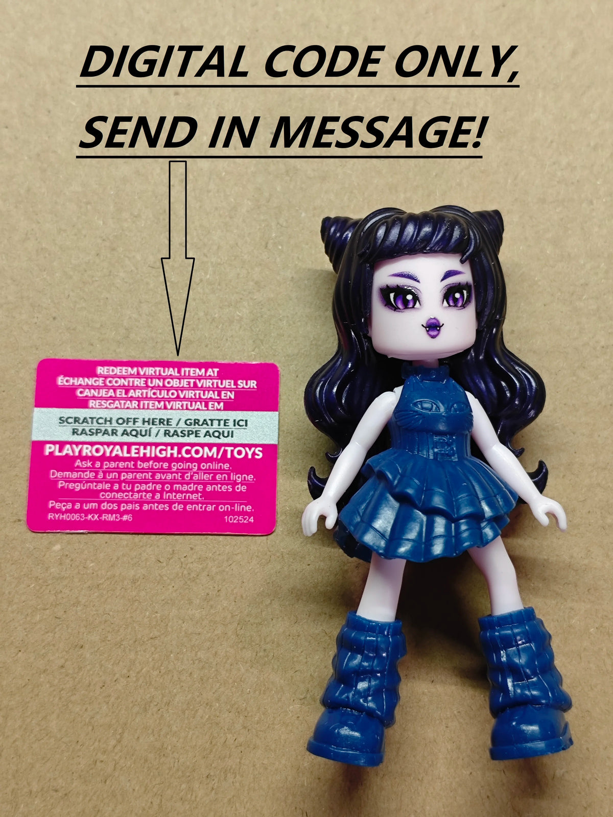 * DIGITAL CODE ONLY* Royale High Surprise Locker DOLL TOY DLC CODE Virtual Item  Mystery Friends