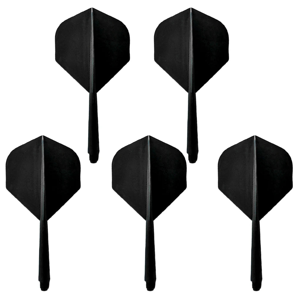 5pcs Integrated Dart Shaft and Flights Standard Shape Integrated Dart Flights and Shafts Anti-Fall 2BA Screw In-one Dart Flight