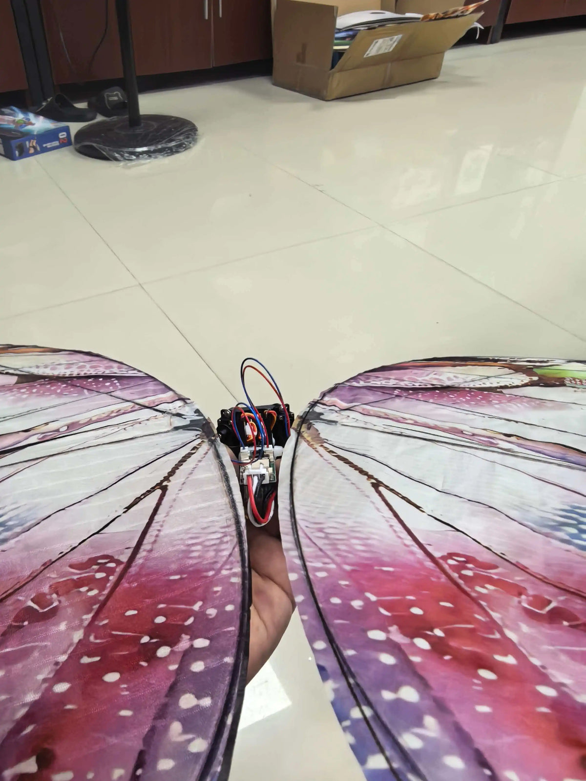 Remote Control Bionic Flapping Wing Butterfly Drone LED Light Ornithopter 2.4G RC Flying Butterfly Aircraft 7.4V Kids Gift