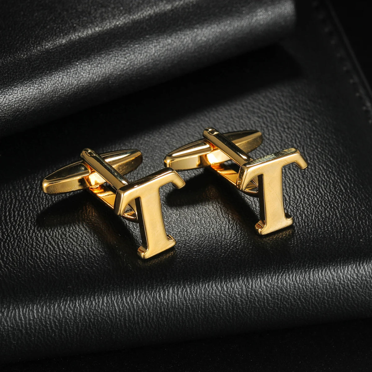 New High Quality Initial A-Z Cufflinks Alphabet Letter Copper Material Cuff Links For Business Mens Boys Tuxedo Shirts Gift