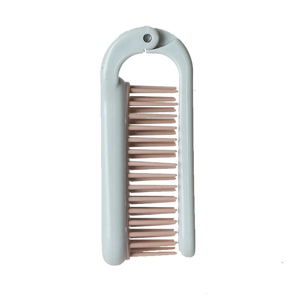 1pc Foldable Hair Comb Portable Detangling Hair Brush Hair Brush Anti Static Head Massager Travel Combs Styling Accessories