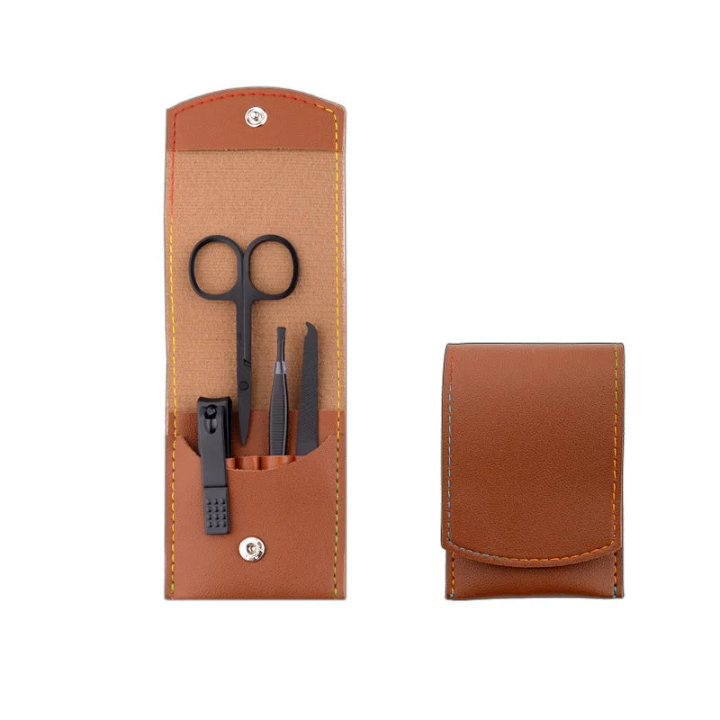 4-Piece Nail Clipper Set for Manicure and Pedicure, Nail Scissors, Foot Nail Grooming Gift, Beauty Pliers