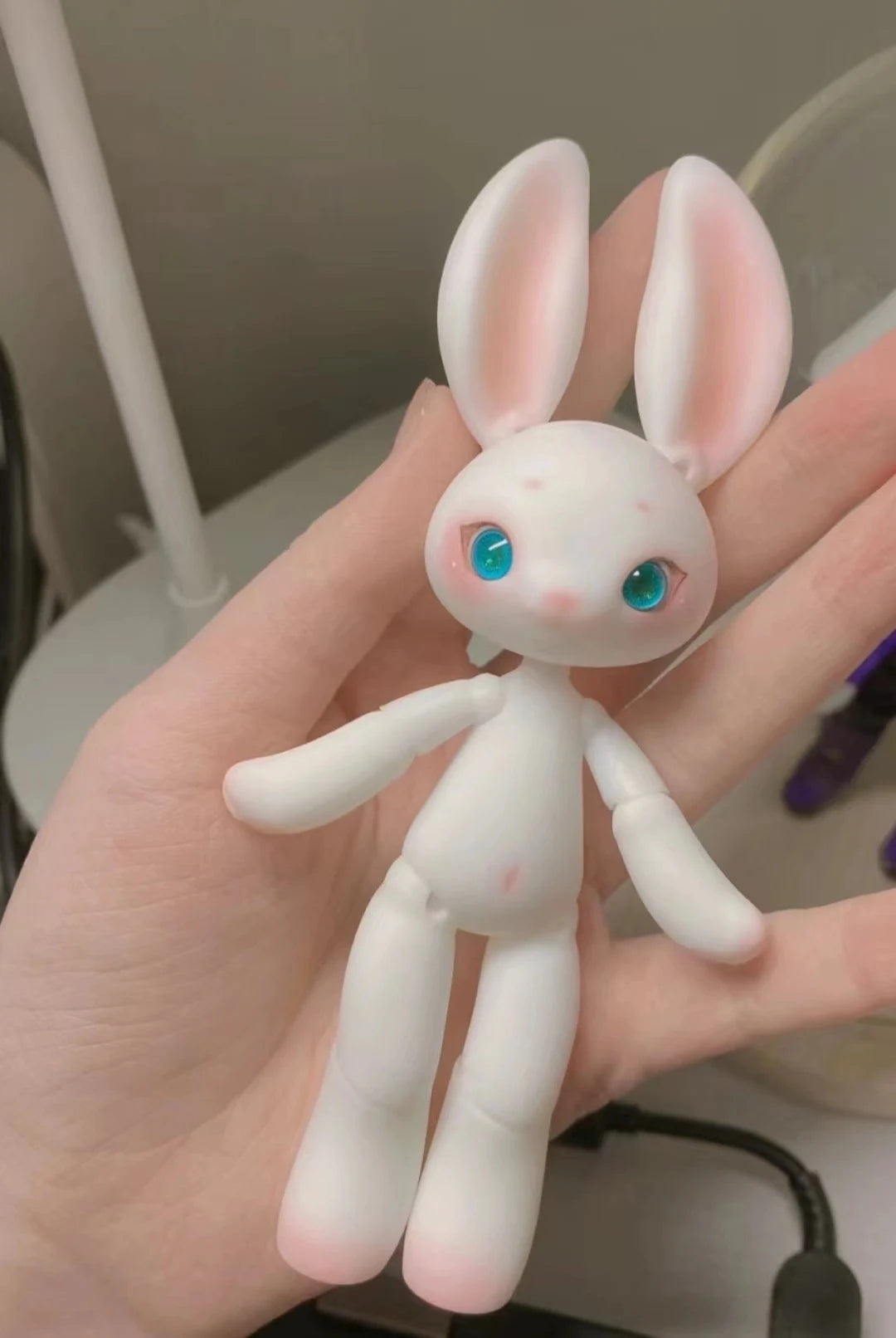 Bjd mini rabbit doll Kawaii rabbit DIY toy free shipping
