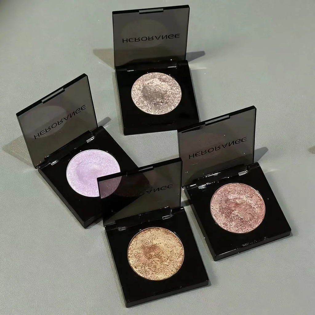 Herorange Pearl Eyeshadow Fine Shimmer Pigmented Non Clumping Brightening Highlight Beginner Friendly