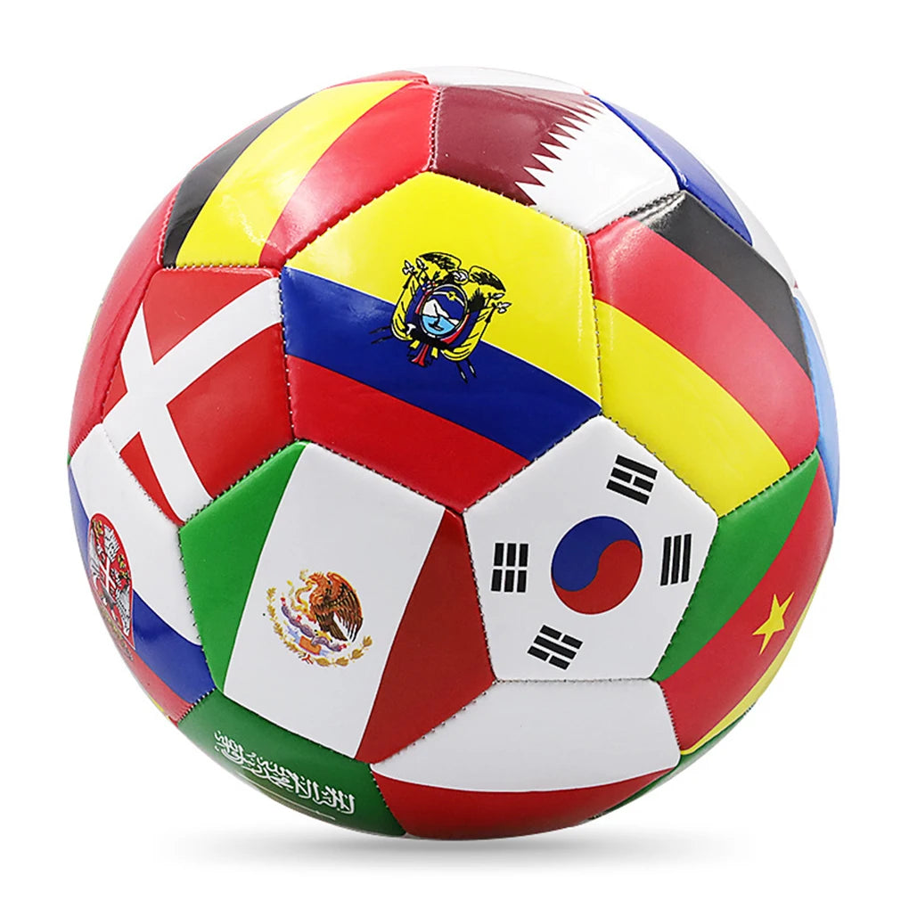 National Flag Colours Soccer Ball Suitable For Different Surfaces And Teamwork Innovative Foot Balls