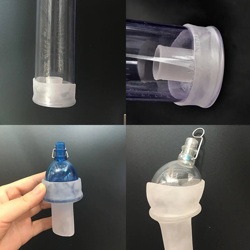 1pcs S/M/L professional male amplification stretcher amplification system silicone sleeve Masters professional Exrender pump
