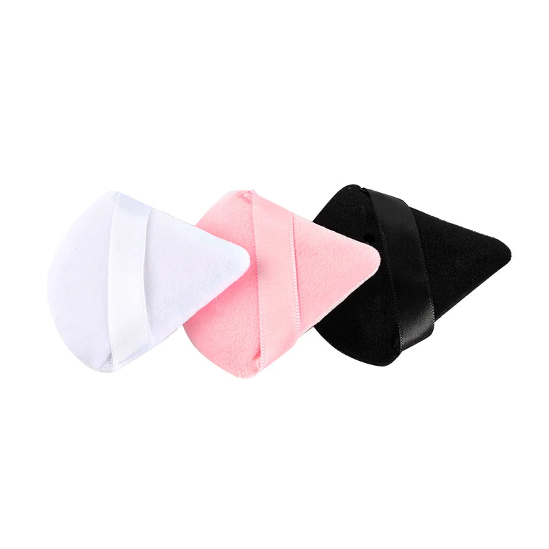 New Cosmetic Foundation Puff Mini Triangle Powder Puffs Women Beauty Reusable Sponge Washable Makeup Powder Accessories