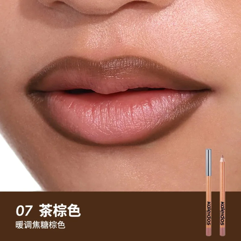 Kaleidos Lipliner,High Pigmented Lip Stick Pencil for Shaping Sculpting Lips,Velvet Matte Finish,Vegan Cruelty-Free