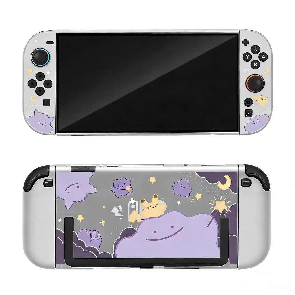 Switch Ns2 Hard Shell Protective Case For Cute Anime Character Pattern Handheld Game Console Accessories Periphery Joystick Cap