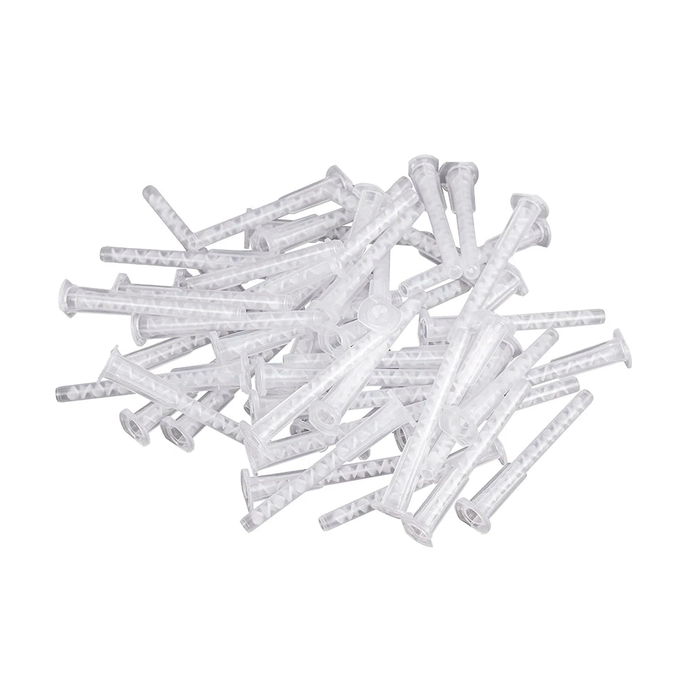10 pcs Disposable Ear Impression Mixing Tip Silicone Mixing Tubing Tips