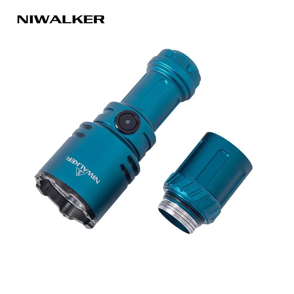 Niwalker N50S Long Range Compact EDC Flashlight 1750Im Led Rechargeable Light Mini Flash Light