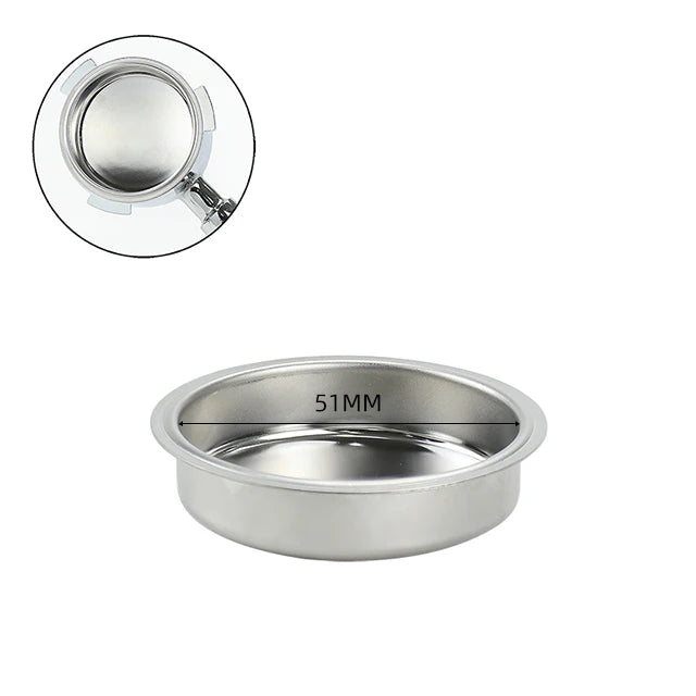 1Pcs 51mm 58mm 1-Cup 2-Cup 4-Cup Filter Basket Replacement for Coffee Bottomless Portafilter Barista Espresso Accessories