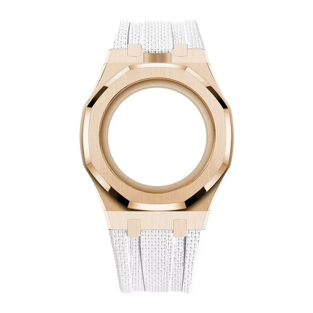 Luxury Stainless Steel Case+Stainless Steel Strap Modification kit Pocket Changer To Wristwatch For Royal POP