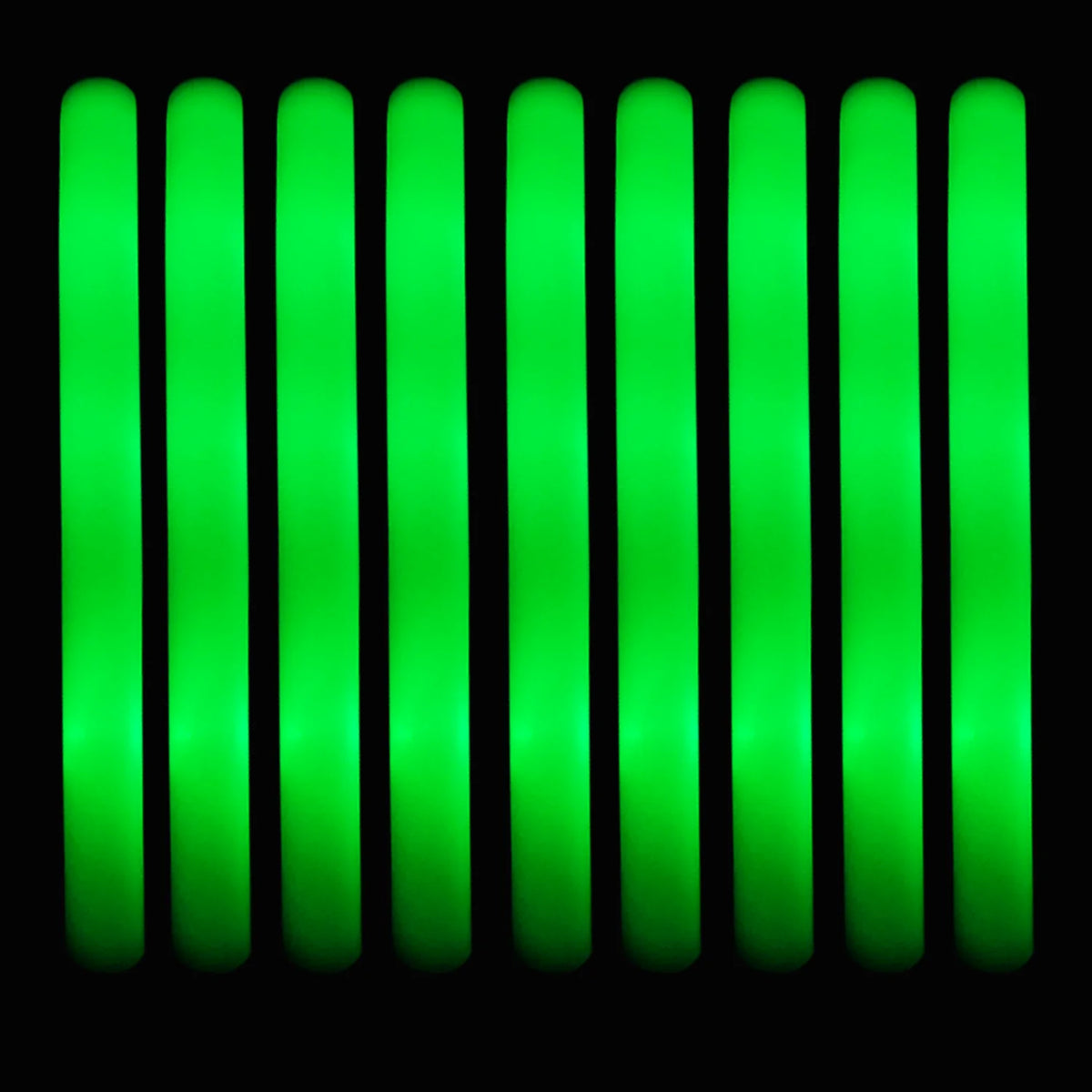 10/20/30pcs Customizable Colorful RGB LED Glow Sticks Glow Foam Stick Wedding Halloween Christmas Party Decoration