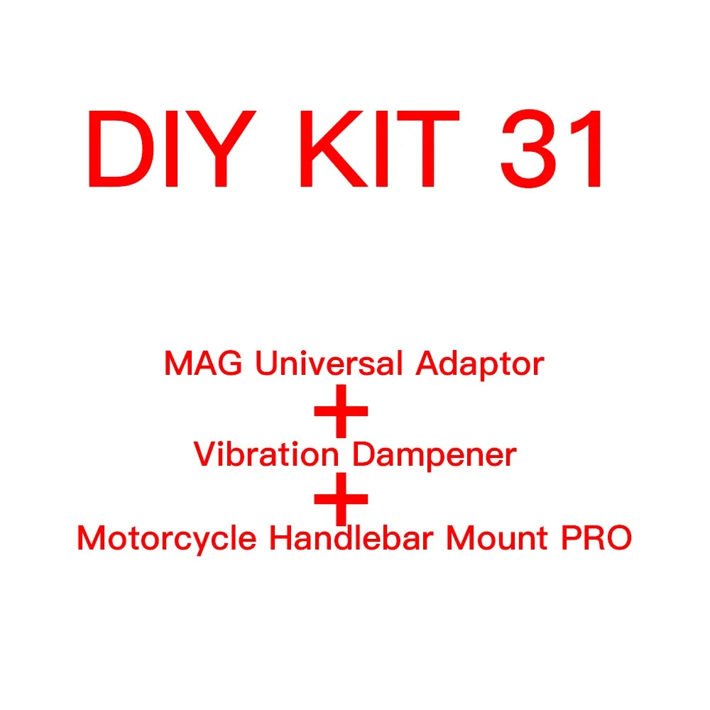 Motorcycle Fork Handlebar phone holder Mount Universal adaptors V2 Vibration dampeners Phone rings Belt Clip Armband Lock