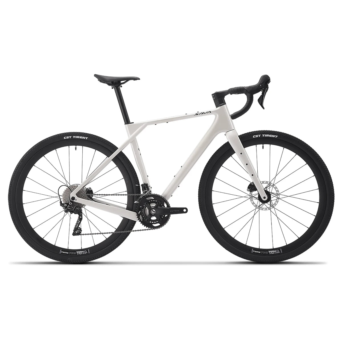 SAVA New R21 Gelaro S8/S6/S4 Gravel Bike, All-Terrain Off-Road Bike, Carbon Fiber Frame and GRX 12/GRX 20Speed Gearset Bicycle