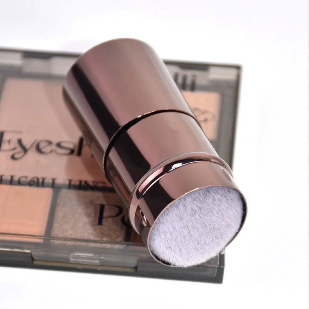 1 PCS Portable Synthetic Hair Retractable Makeup Brush UItra-Soft Flat Angle Powder Brush Makeup Tool Makeup Application