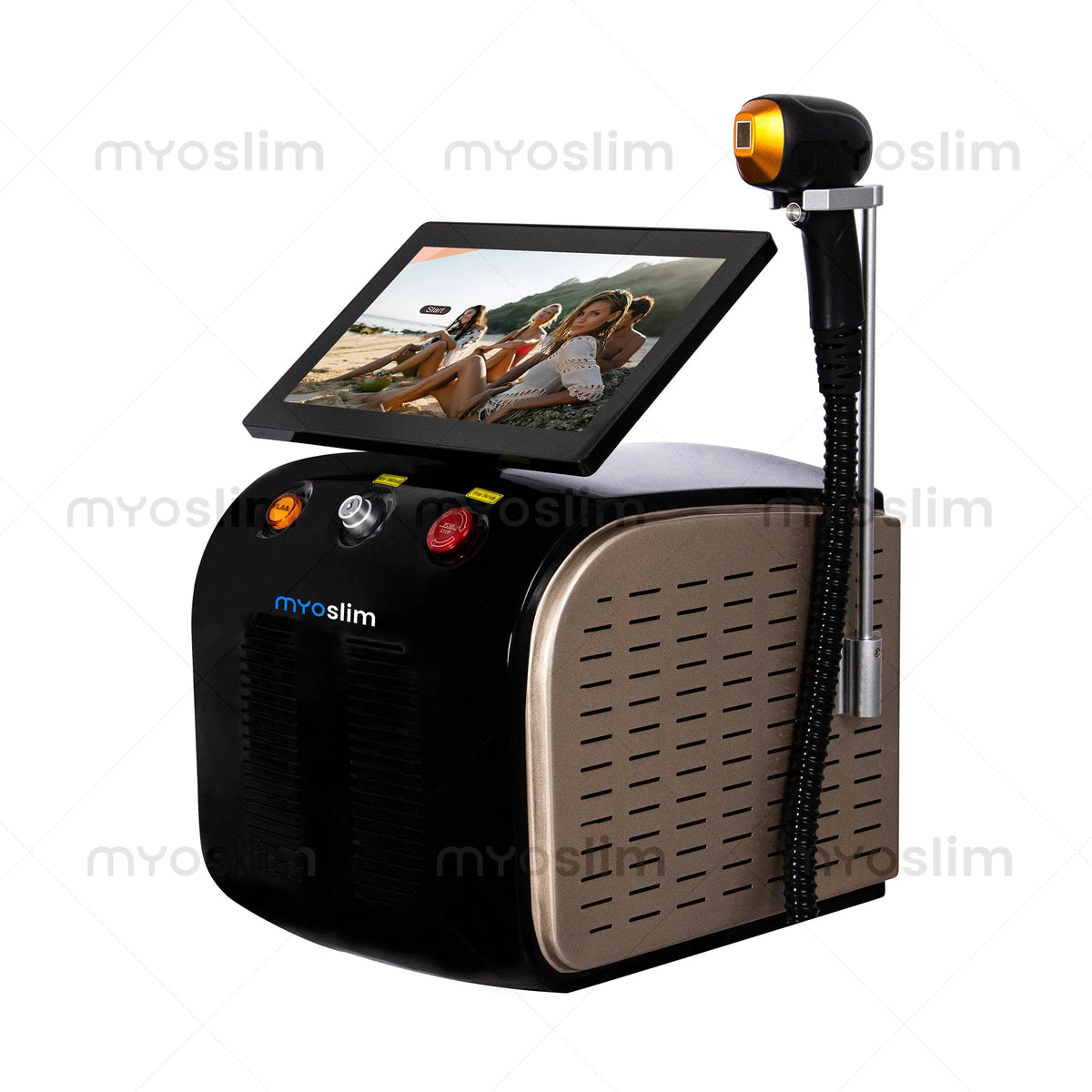 2-IN-1 Diode Laser Ice Cooling Multi-Function Machine Long Lasting Hair Smoothing & Pico Tattoo Pigment Lightening Salon Beauty