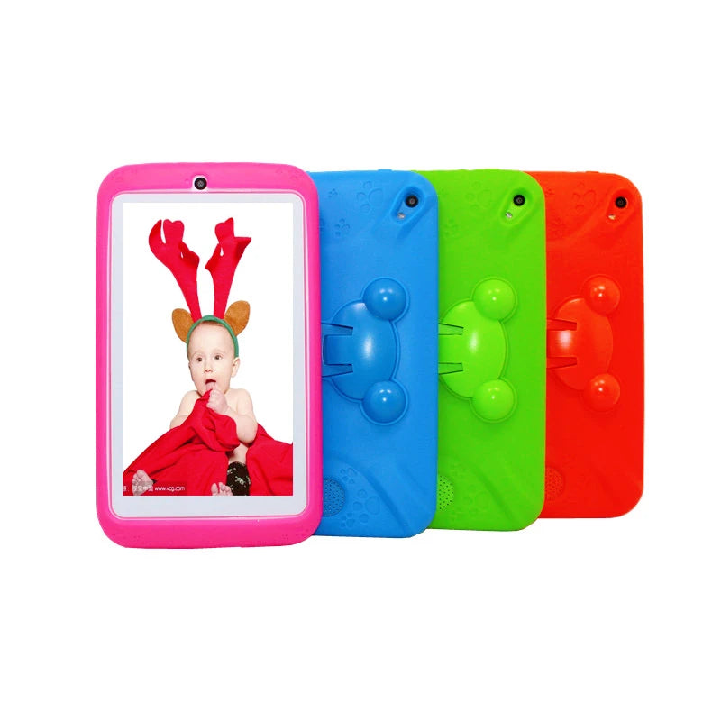7 INCH Android 10 RAM 1GB +16GB ROM Gift Kid Tablet E98 WIFI Dual Camera Quad-Core Free Silicone Case 3D Glassess