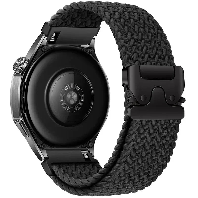 22/20mm Nylon Braided Parachute Buckle Strap for COROS APEX 4 42mm/PACE 4-Pro Bracelet Band for Suunto Vertical 2/Race 2-1-S/Run