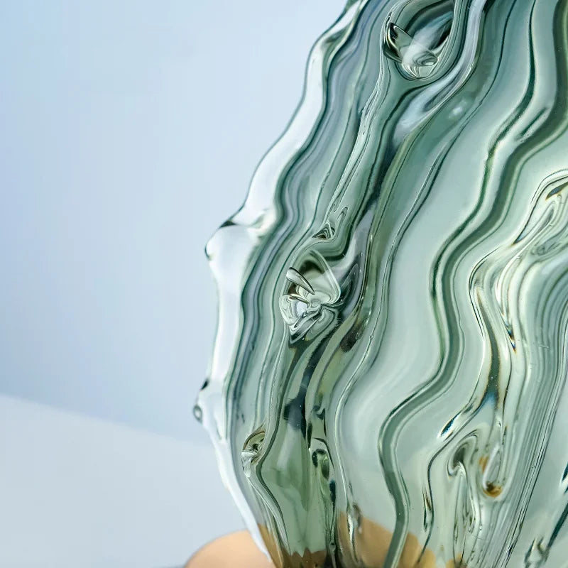 2026 Creative Glass Table Lamp Villa Living Room Luxury Advanced Green Desktop Decorative Lamp Fashion Hotel Bedside E27 Lampada