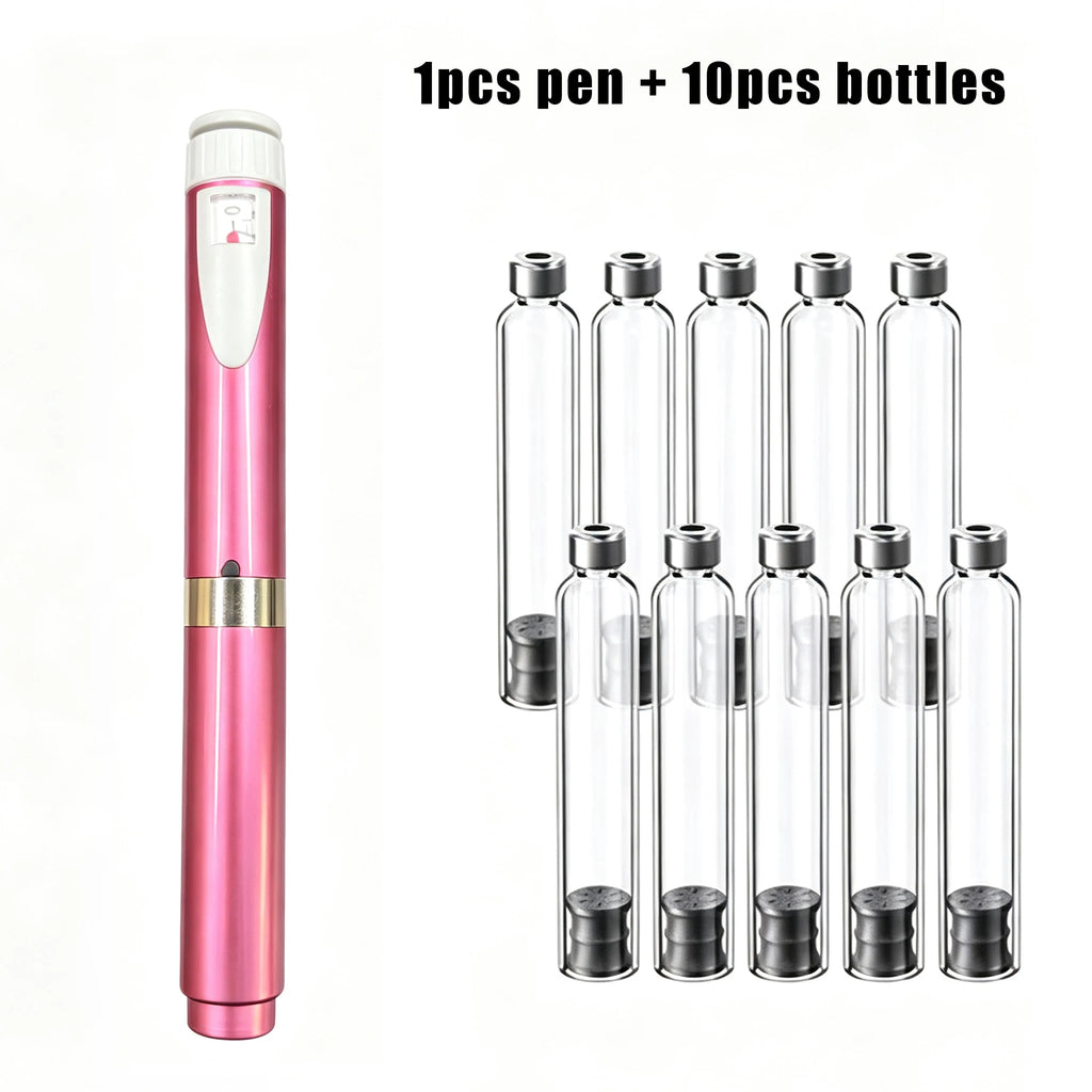 Home Use Professional Durable Insulin Injector Pen, Reusable Refillable Design, Dose Injection Pen, Perfect for 3Ml Cartridges