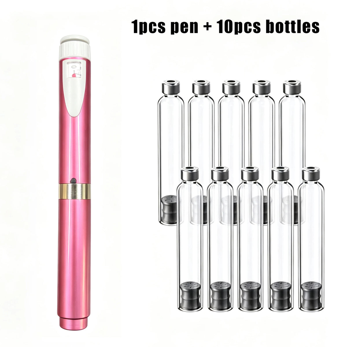 Home Use Professional Durable Insulin Injector Pen, Reusable Refillable Design, Dose Injection Pen, Perfect for 3Ml Cartridges