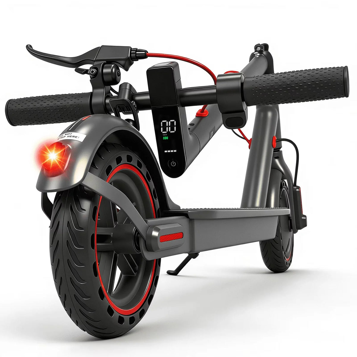 Adult 350W Electric Scooter 19mph Top Speed 16 Miles Max Range Foldable E-Scooter with 8.5'' Tires Double Shock System APP Control