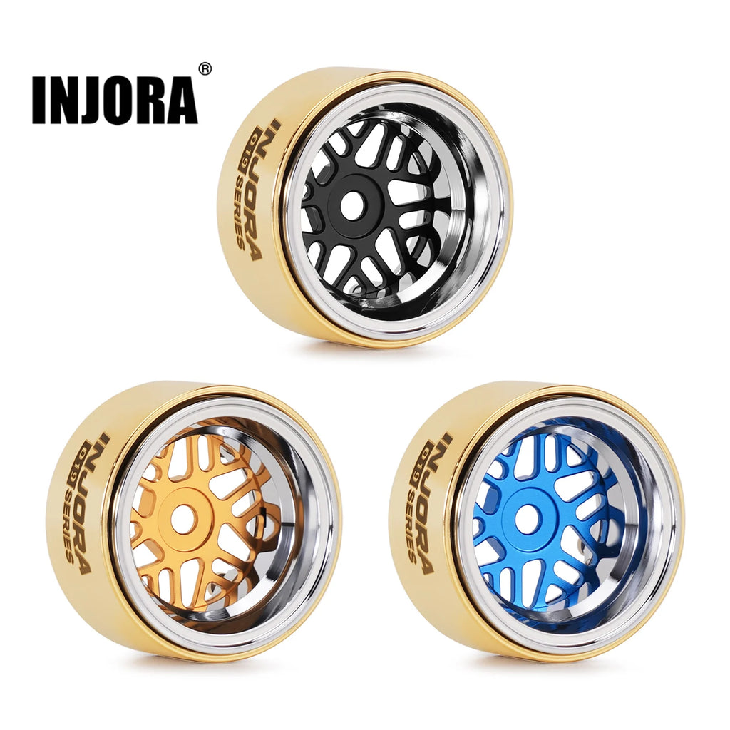 INJORA D19 0.7" ModuWheel Wheels for Axial SCX30 Redcat Ascent-32 (MW7012)