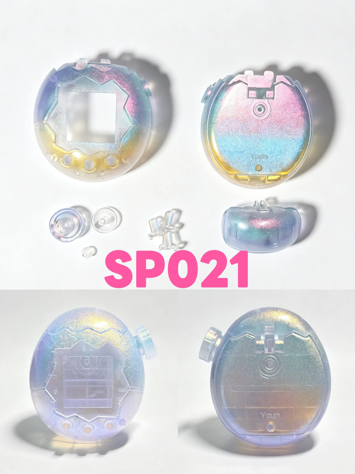Tamagotchi Paradise Replacement Shell Spray Painted Transparent Protective Case For Electronic Virtual Pet Device