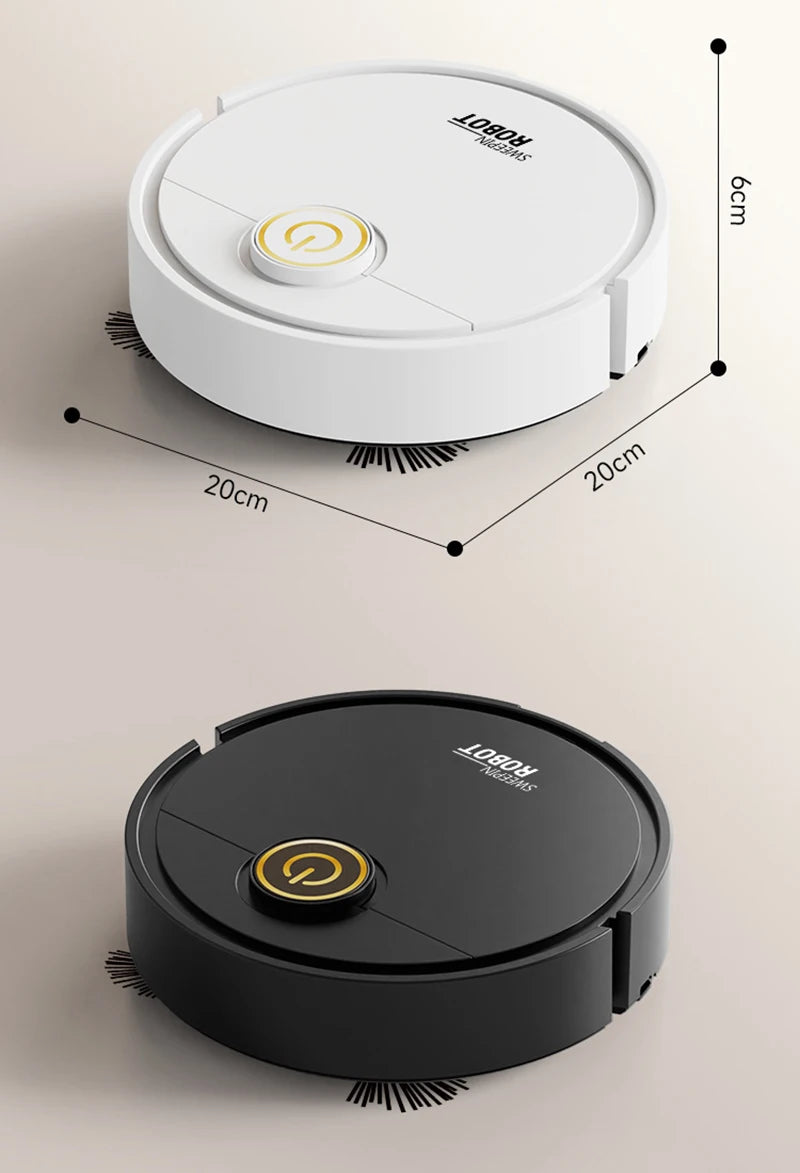 3-in-1 Automatic Sweeping Robot Sweep Vacuum Cleaner Mopping Floor USB Rechargeable Mini Cleaner Home Cleaning Machine