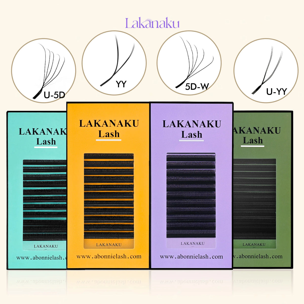 LAKANAKU Pointed Spikes Fibras Tecnologicas Pestañas Sharp Spike Flexible Light Lashes