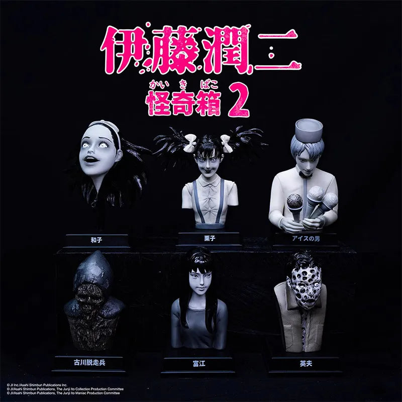 Hippers Unbox Junji Itos Strange Box Blind Box Series Vol. 2 Second Generation Collectible Figurine Tomie Merchandise Figurine