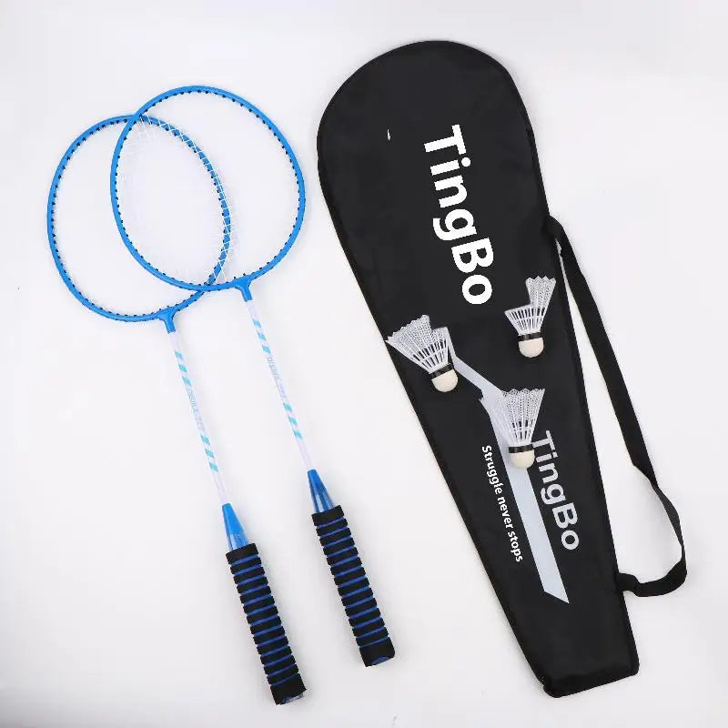 1Set Badminton Rackets Professional Durable Leisure Sports Racquet Badminton Training Racket Set For Beginners