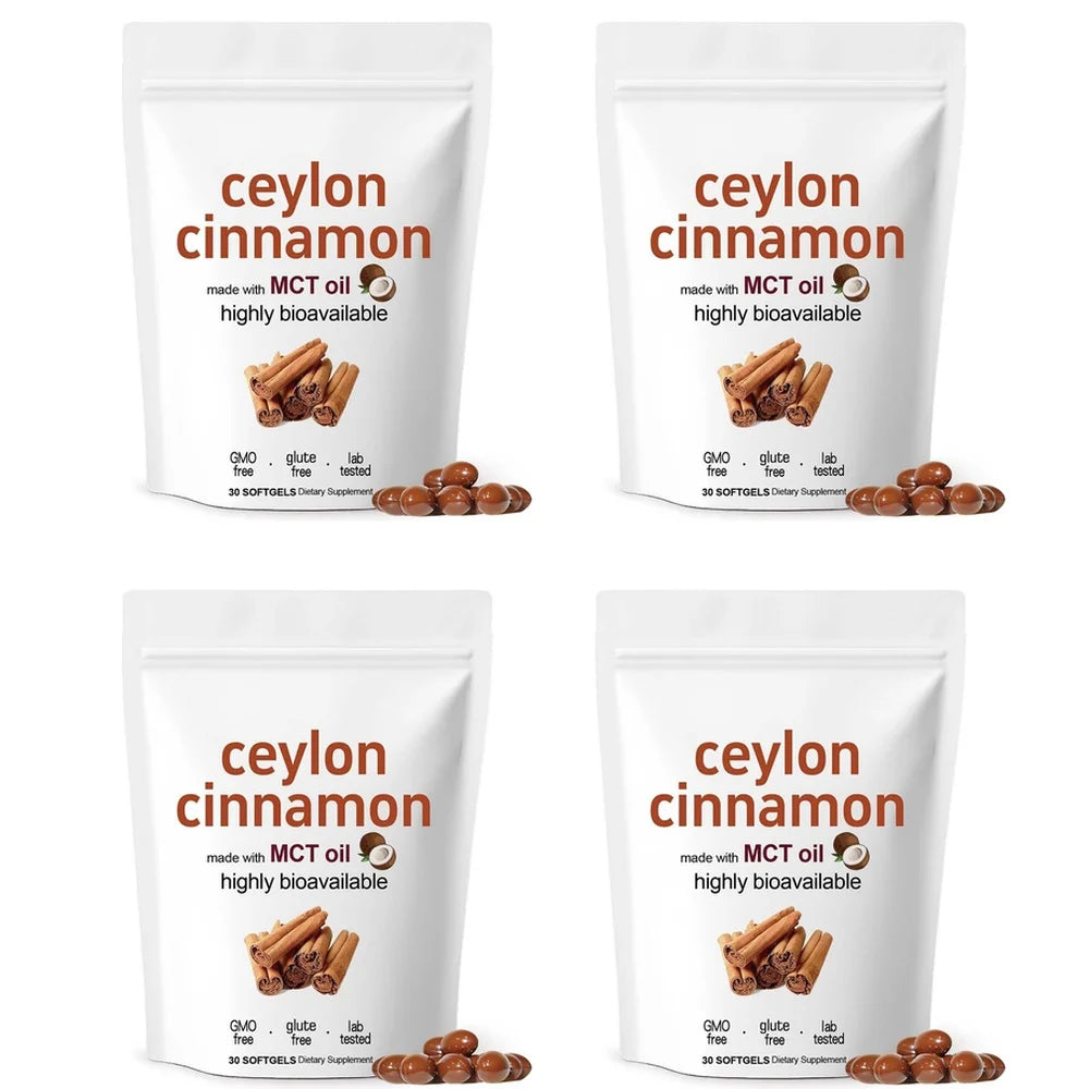 Ceylon Cinnamon Extract Softgels Supports Glucose Metabolism and Cardiovascular Wellness 30 Softgels