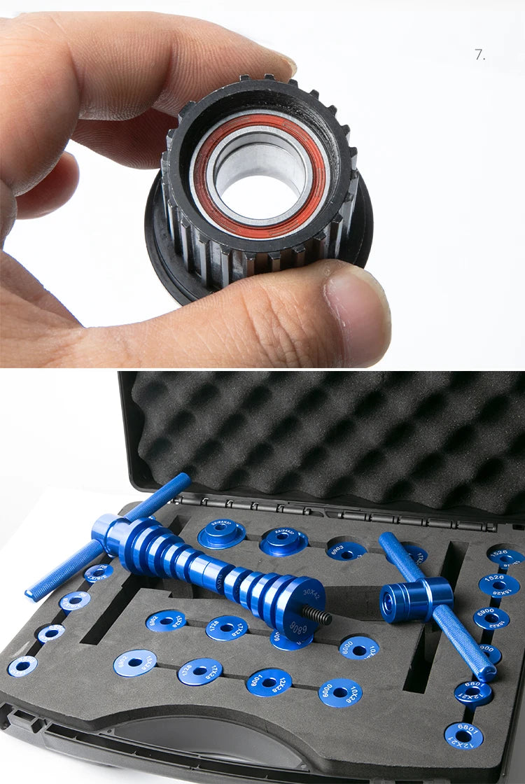 Bicycle Wheels Hub Bearings Press Set Bearings Pressed Bottom Bracket Tool Bike Accessories Bearings Extractor Installation Tool