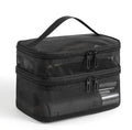 Double Layer Mesh Makeup Bag, Wash Bag, Women's Portable New Large Capacity Storage Bag, Cosmetics Storage Bag