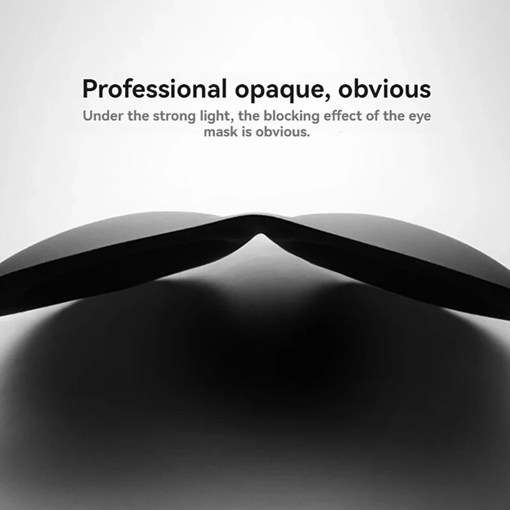 100% Light Blocking 3D Contoured Sleep Eye Mask Ultra-Soft Skin-Friendly Breathable Eye Cover for Rest Travel Yoga Eye Patches