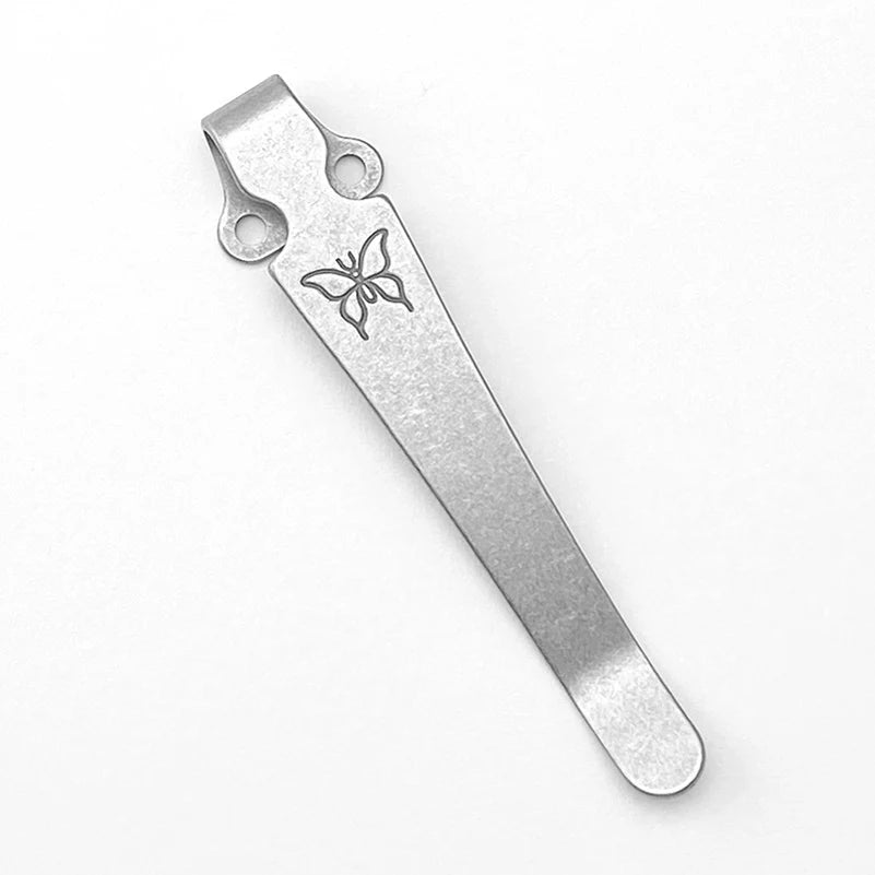 Knife Titanium Back Clamp Pocket Clip 5 Color For Emerson CQC Benchmade Griptillian Bugout 535 585 551 Knives