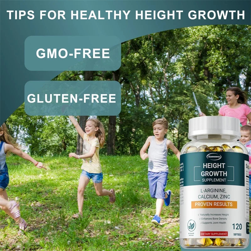 Height Growth Supplements - Bone Strengthening and Growth Promotion for Children, Teens and Adults