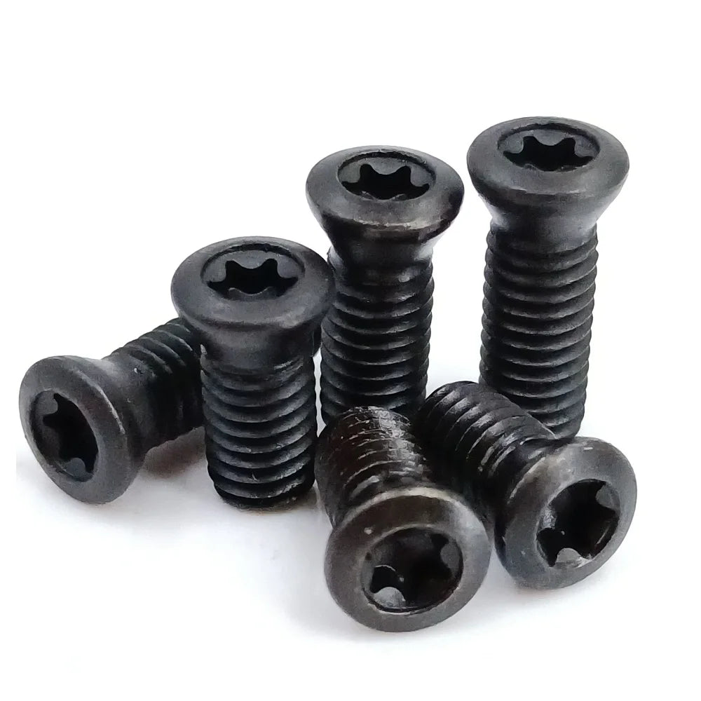 20-50pcs M1.6 m1.8 m2 m2.2 m2.5 m3 m3.5 m4 M5 M6 CNC Insert Torx Screw for Replaces Carbide Inserts CNC Lathe Tool