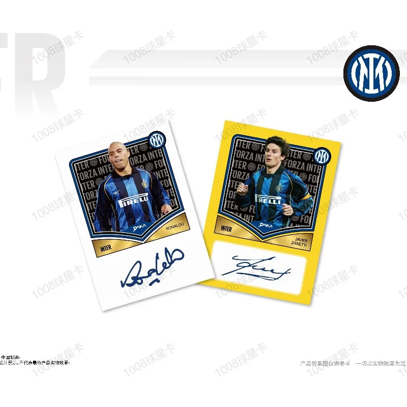 NEW 2025-2026 Daka Inter Milan Football Collection Card Real Madrid Barcelona Manchester Juventus Ale Star Player Signature Card