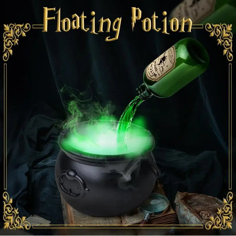 Halloween Black Bowl Magic Float Bottle And Diffuser Horror House Decoration Hocus Pocus Party Scary Props Halloween Decor